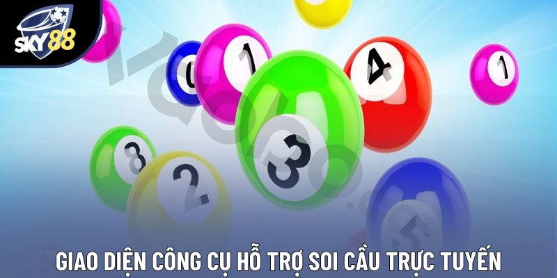 Giao diện công cụ hỗ trợ soi cầu trực tuyến