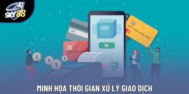 Minh họa thời gian xử lý giao dịch